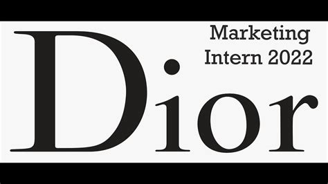 dior marketing intern fragrances|DIOR.